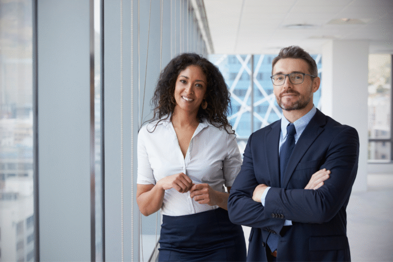 An accountant and a business owner.