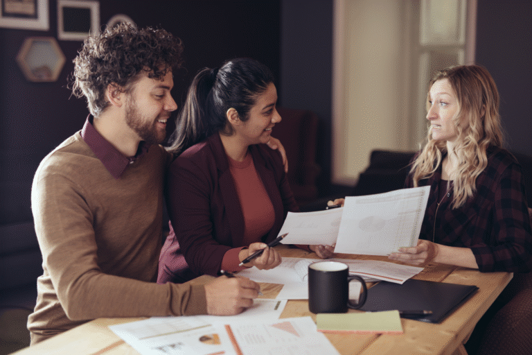 Clients with a broker.