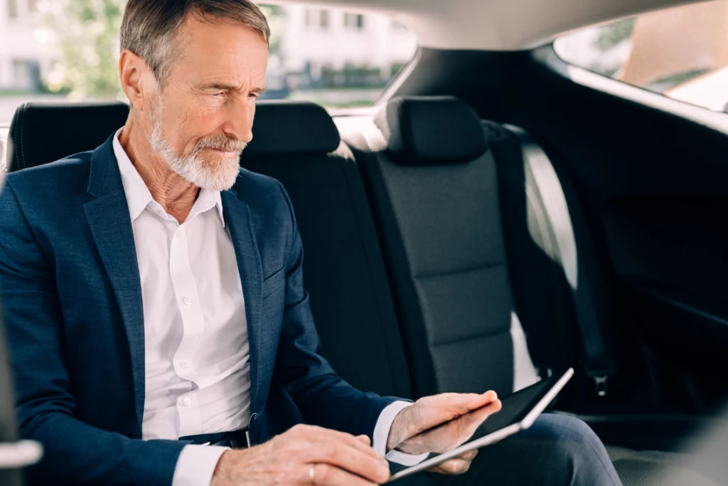 Person evaluating broker recommendation during outreach