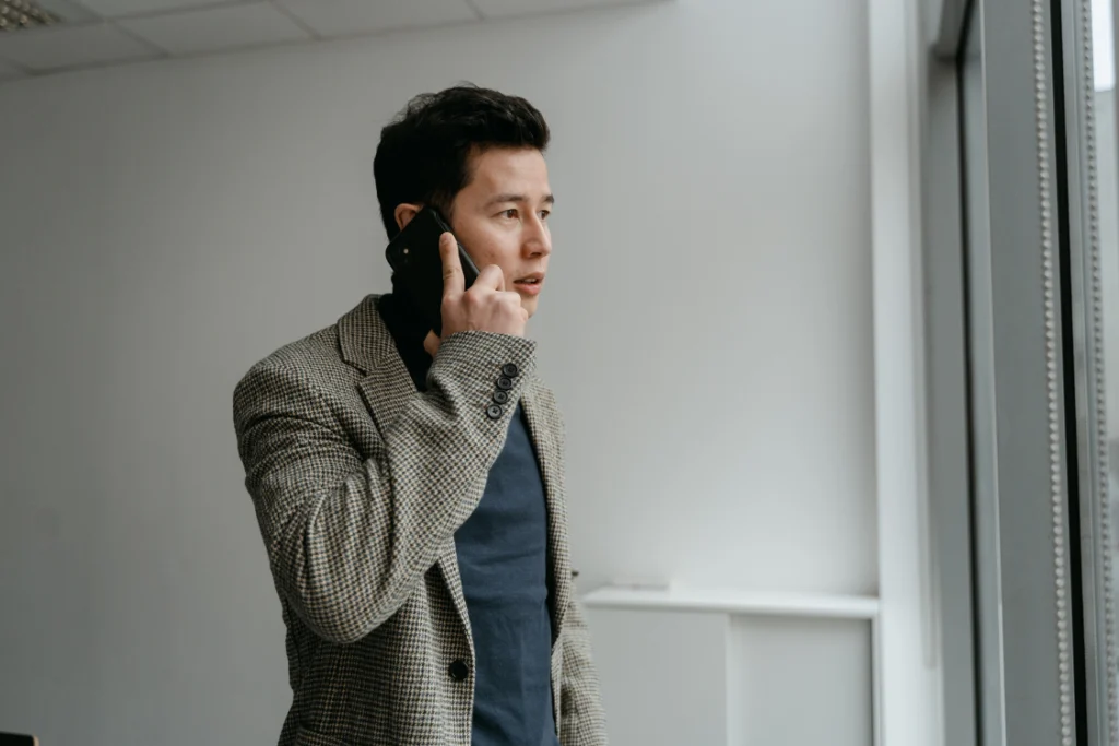 Business owner receiving vague answers during broker reference call